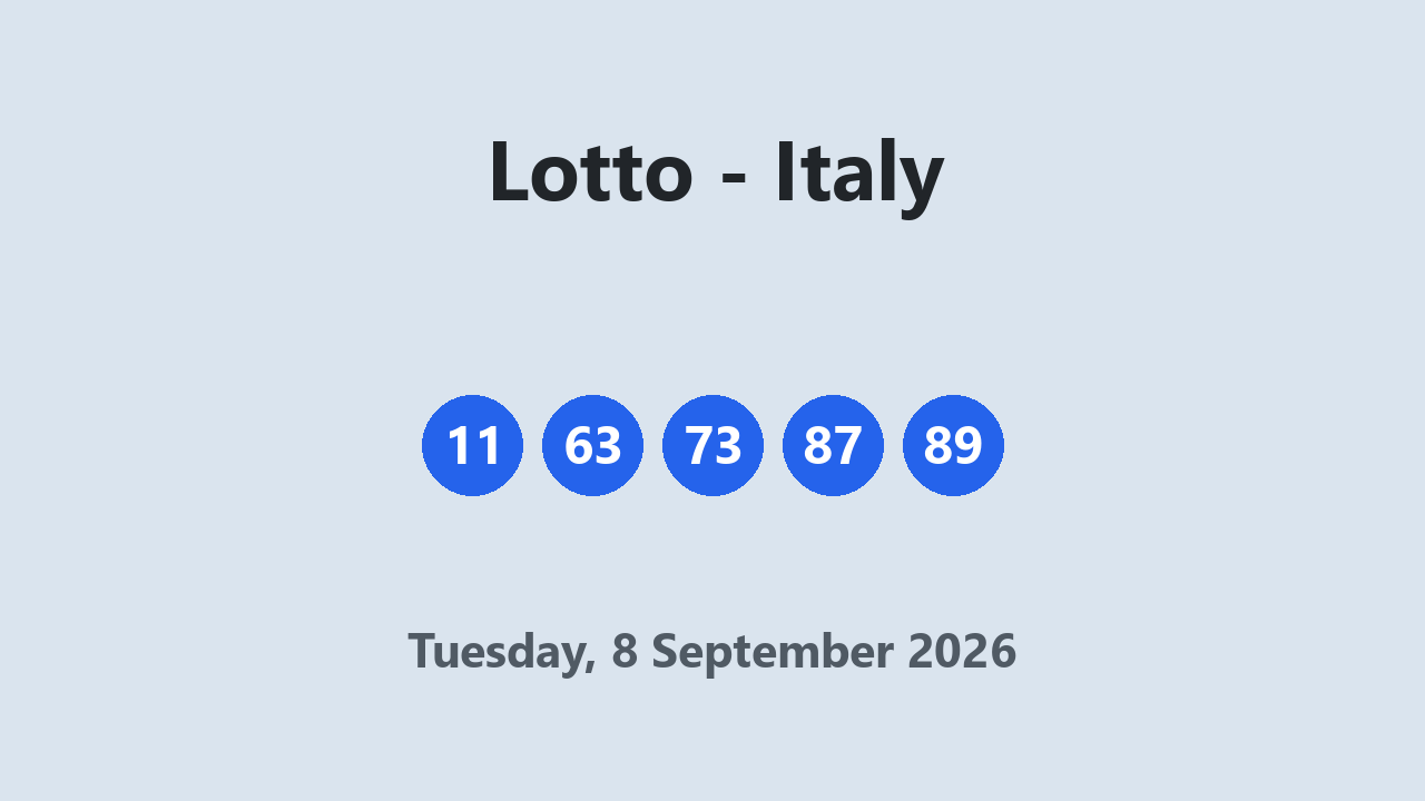 Lotto results 8 September 2026
