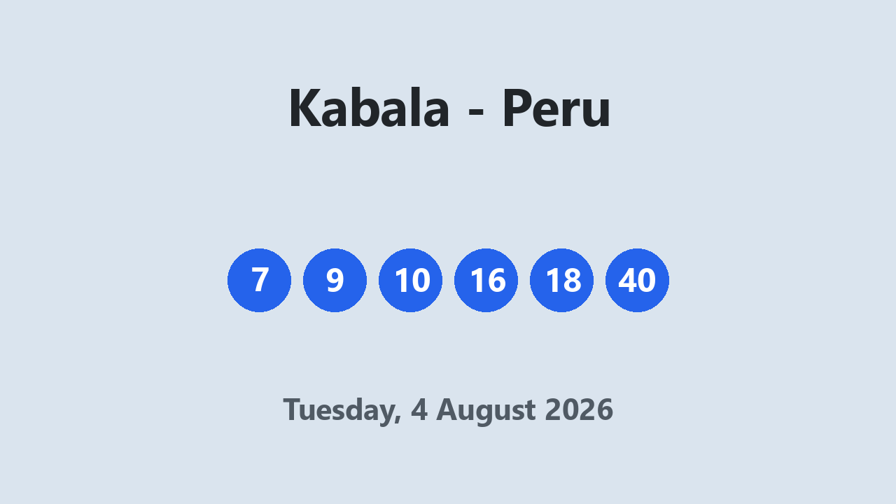 Kabala results 4 August 2026