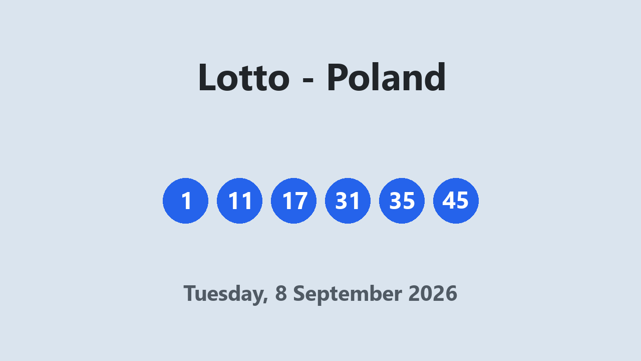 Lotto results 8 September 2026