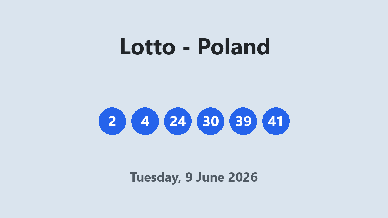 Lotto results 9 June 2026
