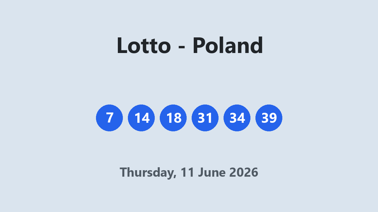 Lotto results 11 June 2026