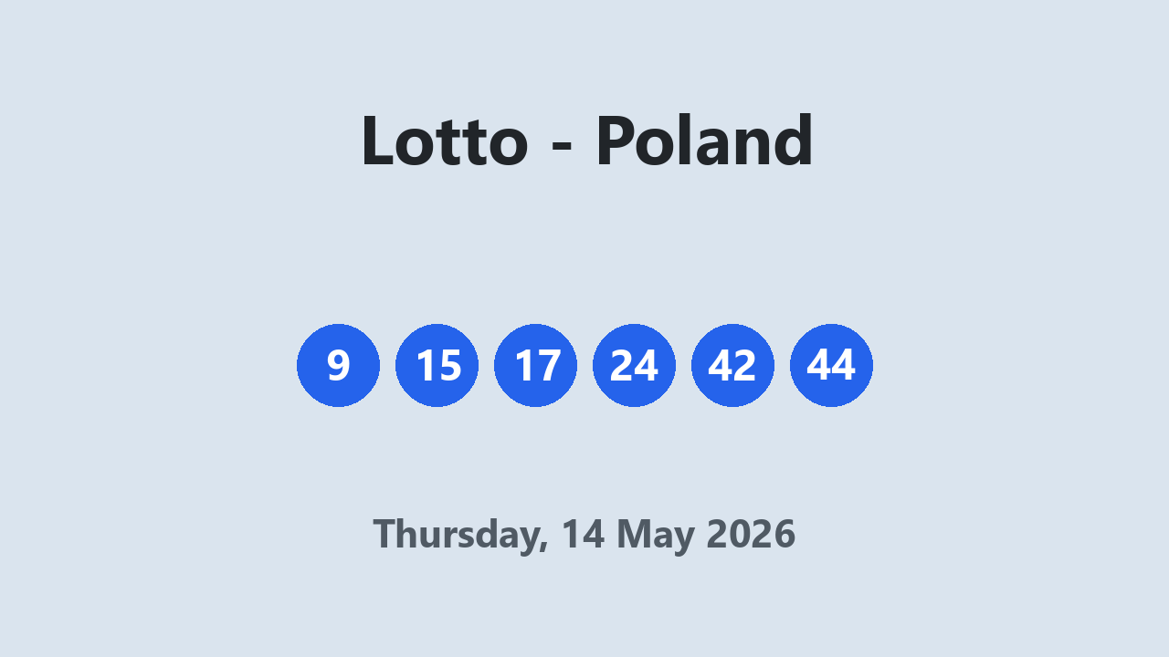 Lotto results 14 May 2026