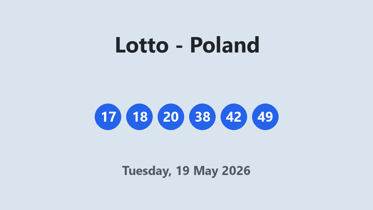 Lotto results 19 May 2026