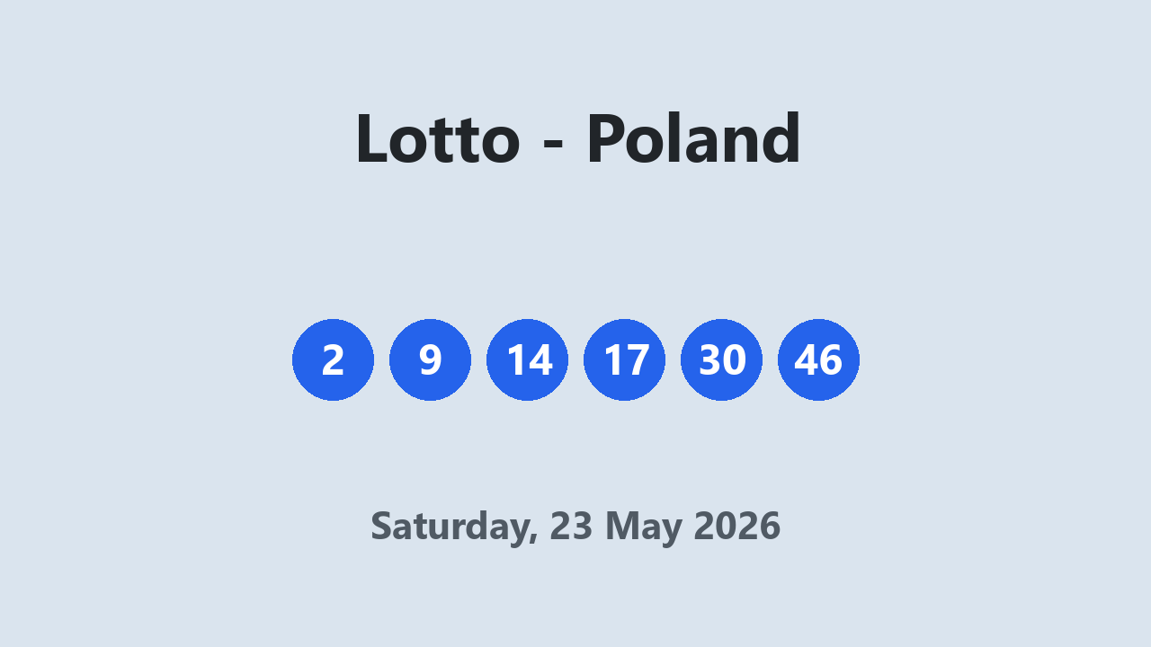 Lotto results 23 May 2026