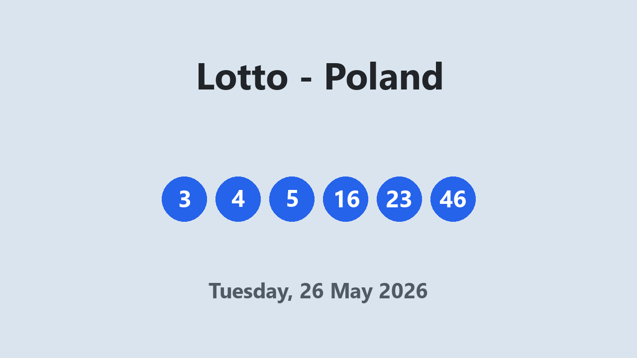 Lotto results 26 May 2026